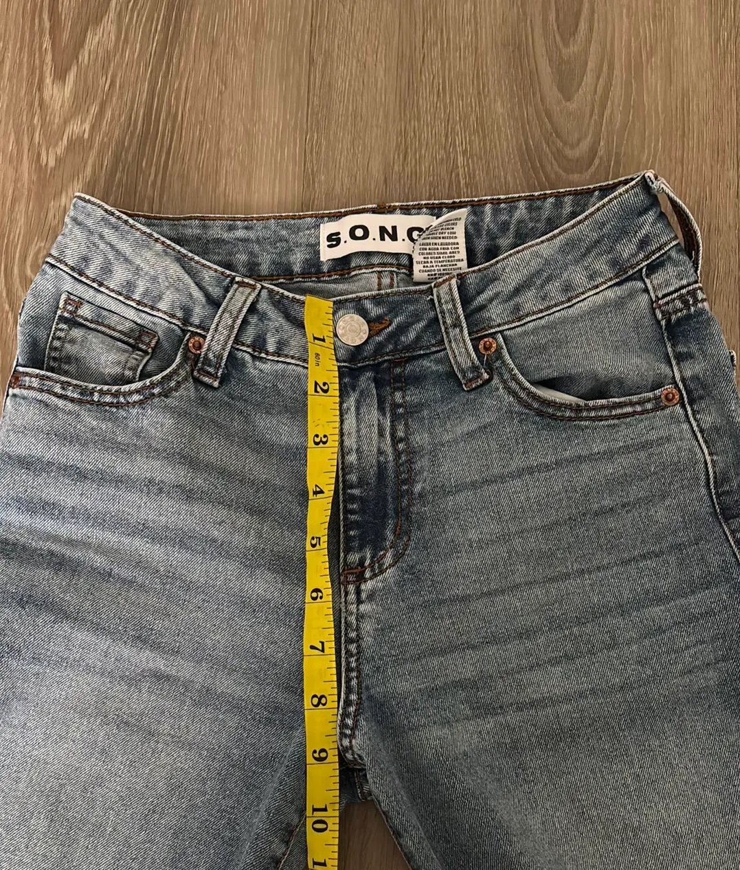 S.O.N.G Baggy Jeans Blue Size 00 - Image 5