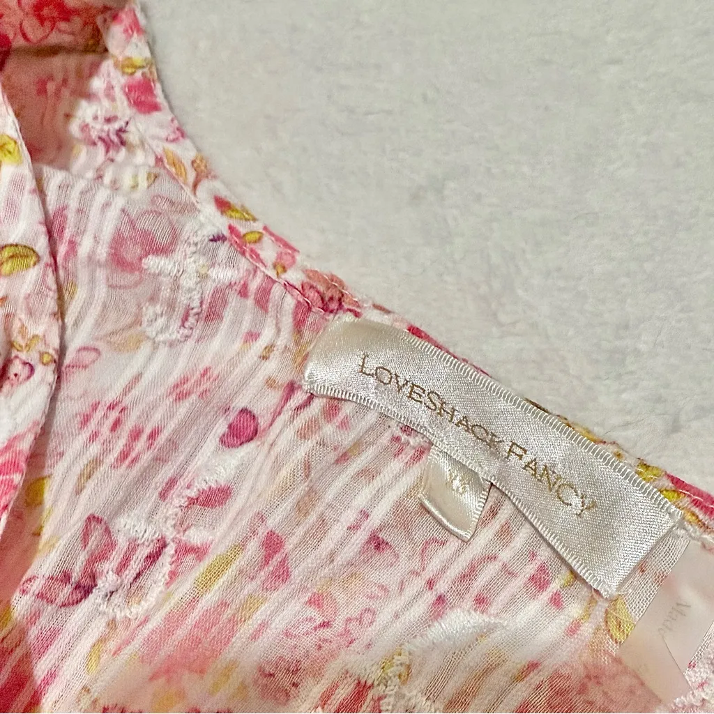 LoveShackFancy Two Piece Kielle Crop Top & Mayze Ruffle Mini Skirt size XS - Image 6