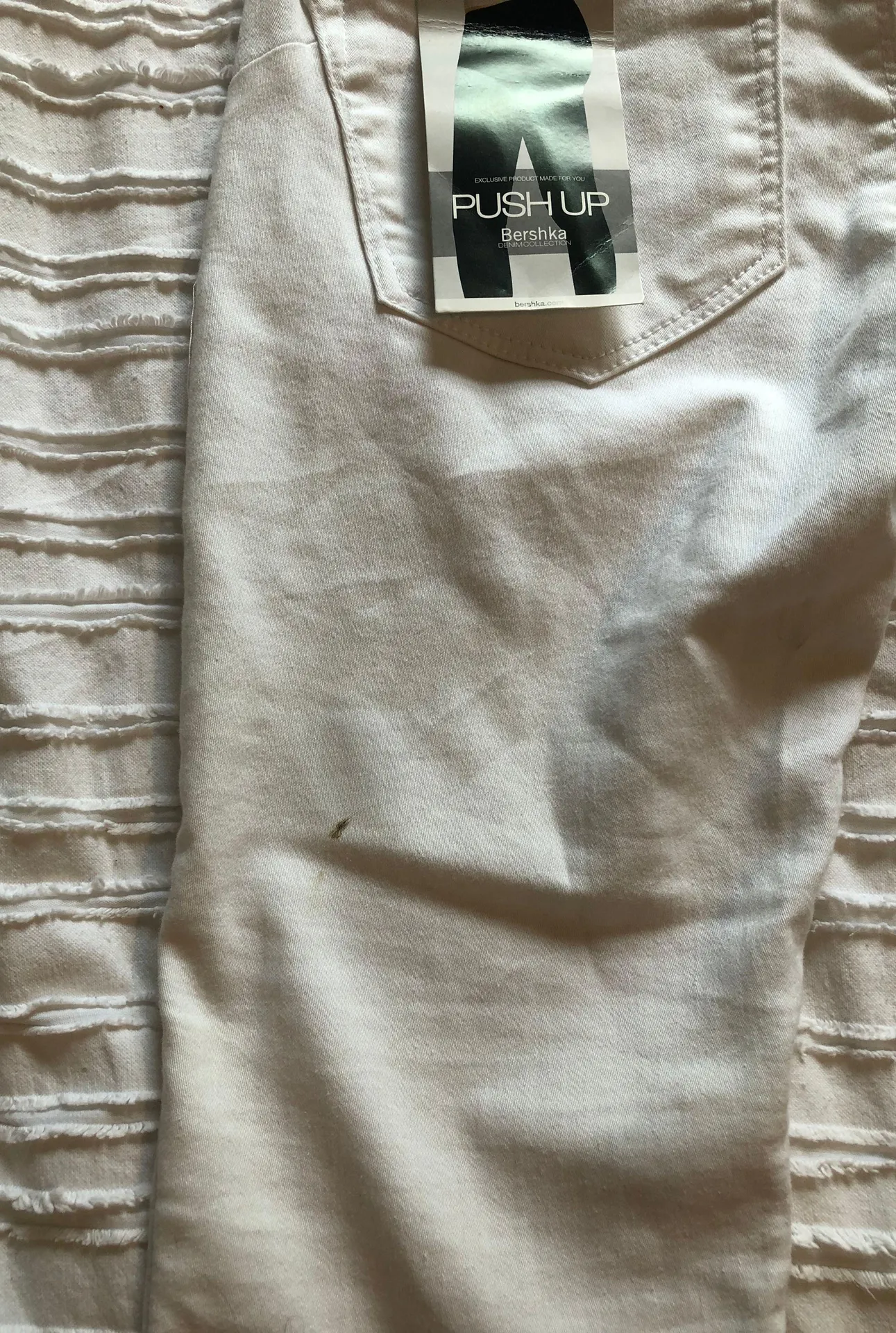 Bershka White Jeans - Image 3