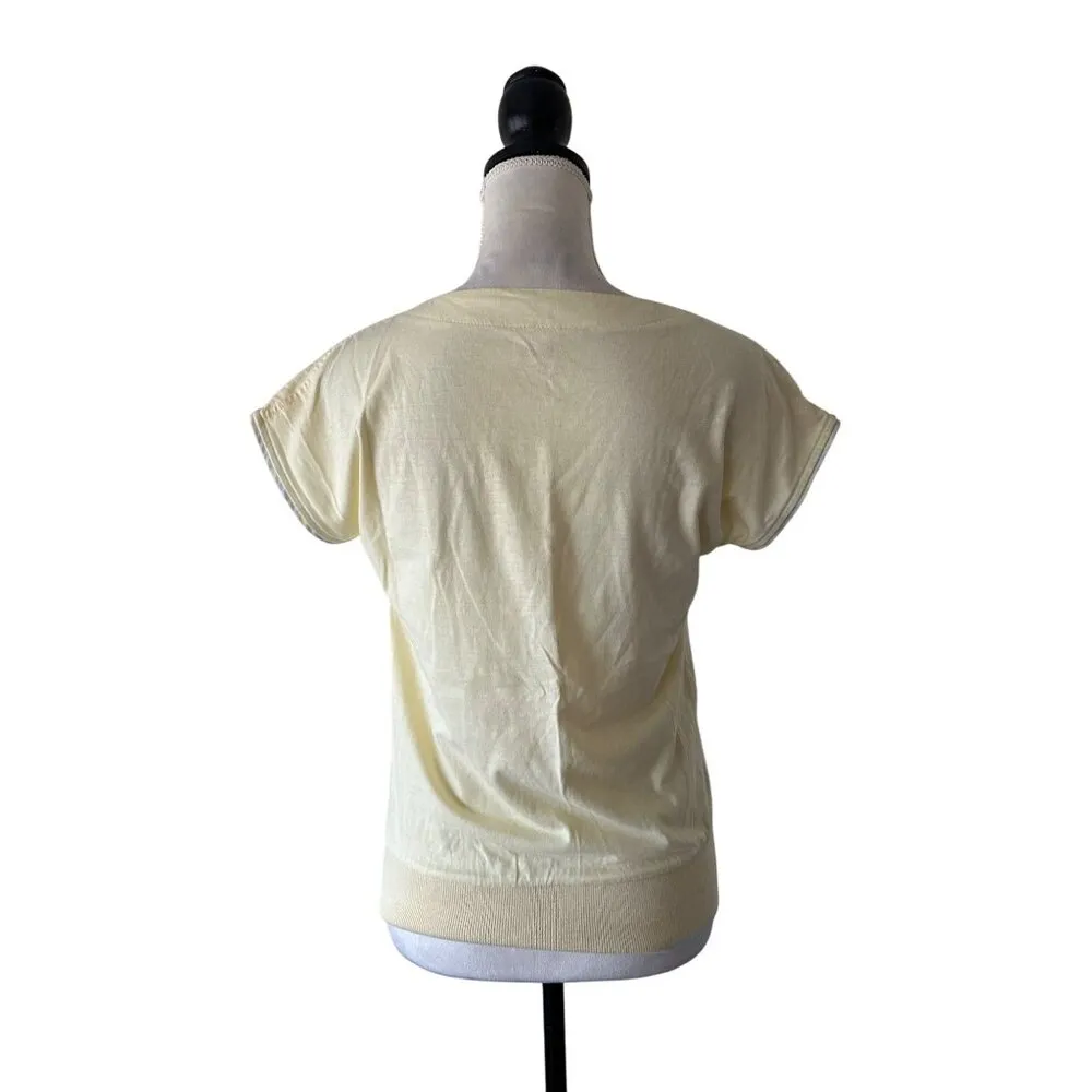 Vintage Tail Womens Yellow V - Image 14