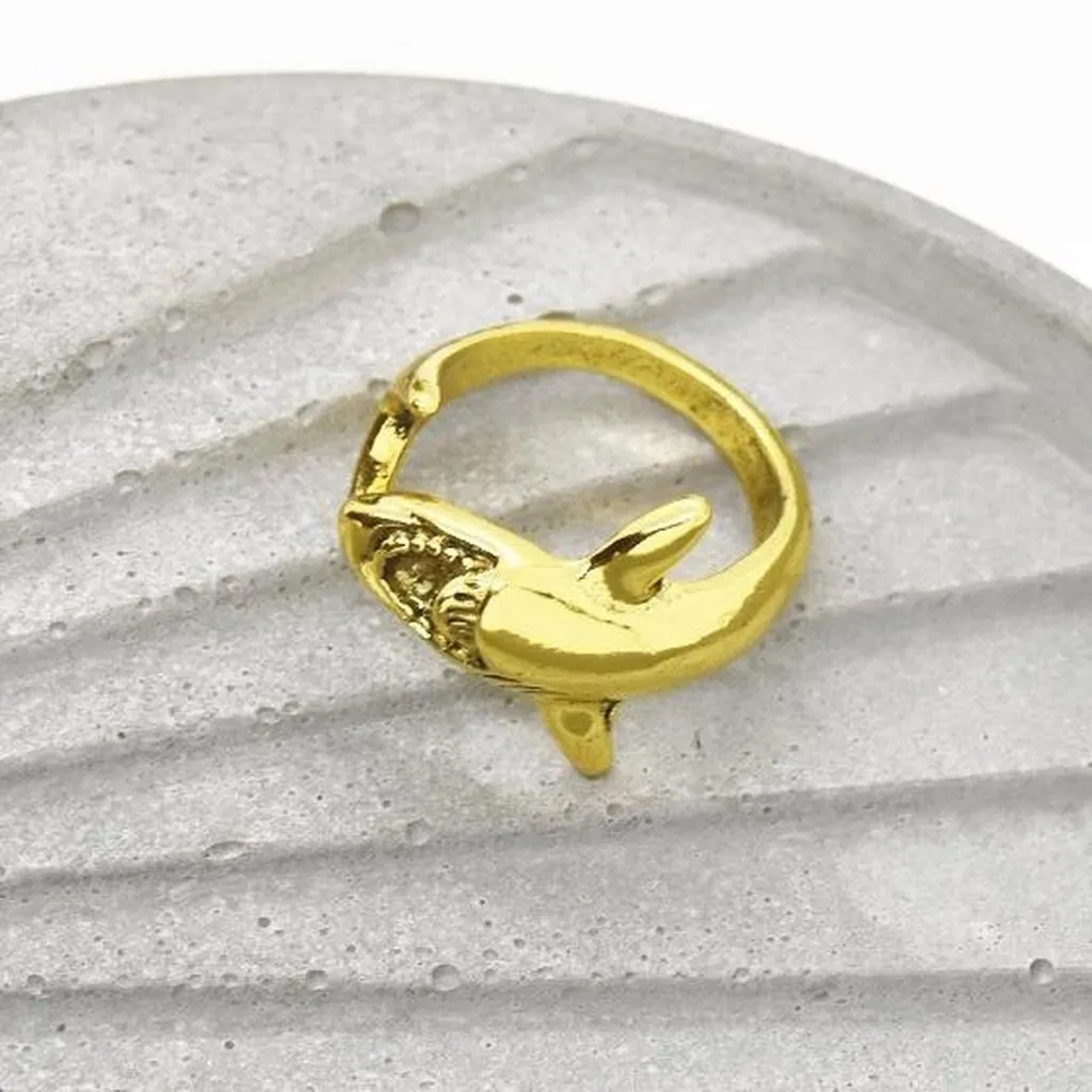 Gold Shark Ring - Image 2