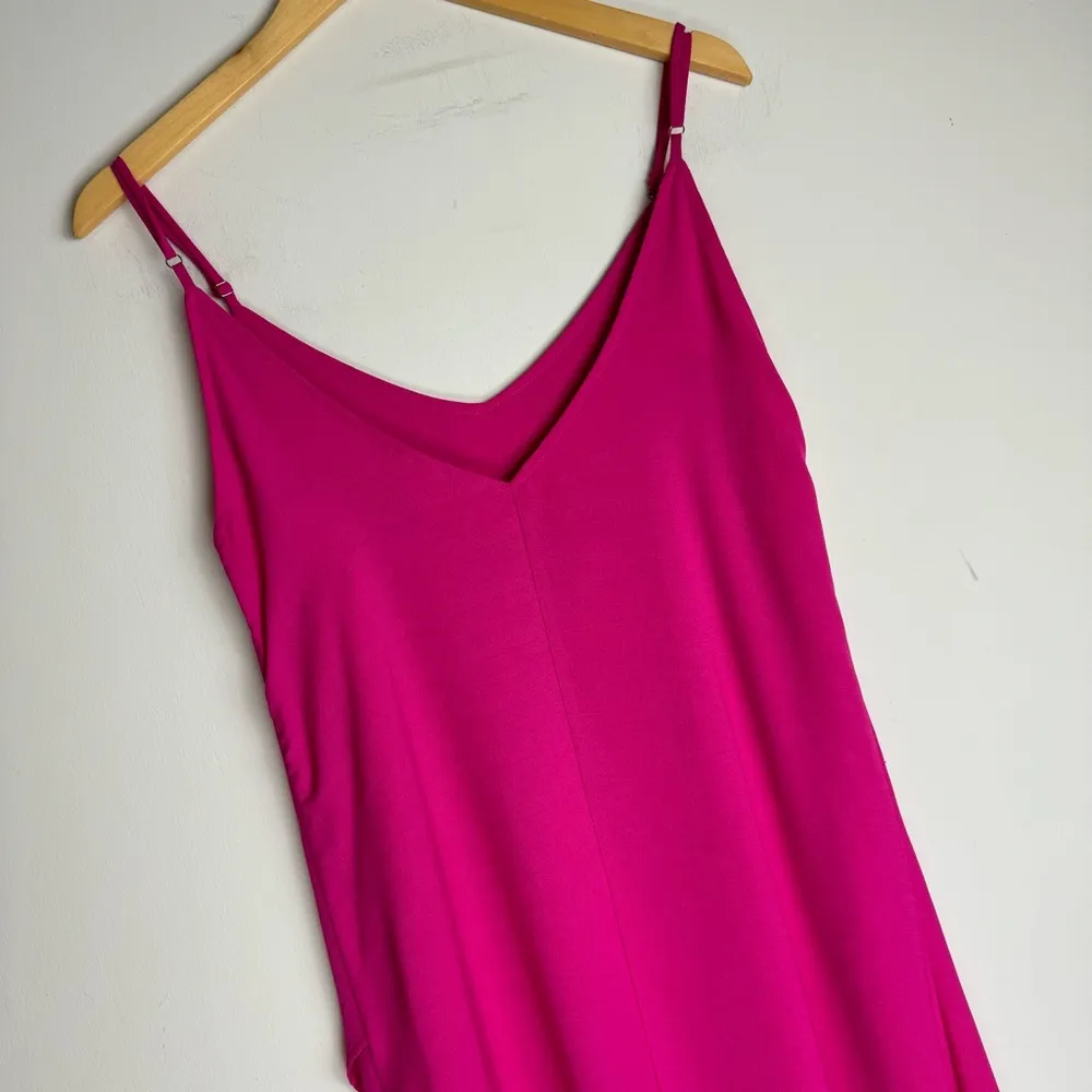 Lulu’s Sweet Surprise Maxi Dress Sz Small Bright Pink Tiered Drapey Flowy - Image 12