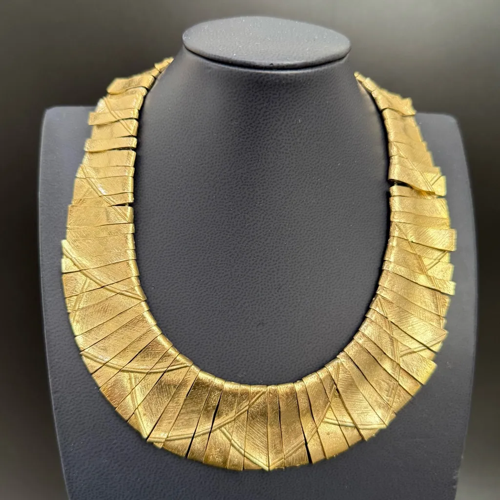 Vintage Unsigned Les Bernard Gold - Image 2