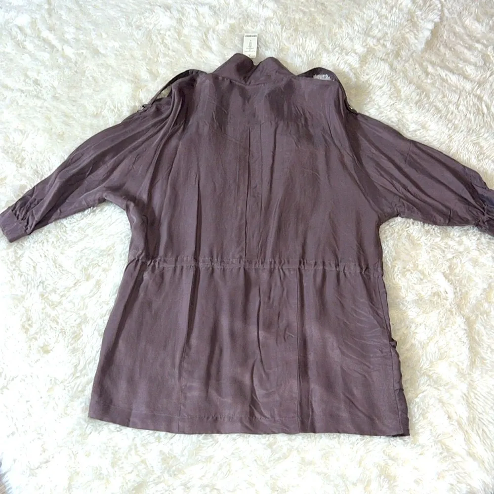 Military Cupro Jacket Color Deep Ash Size L NWT - Image 5