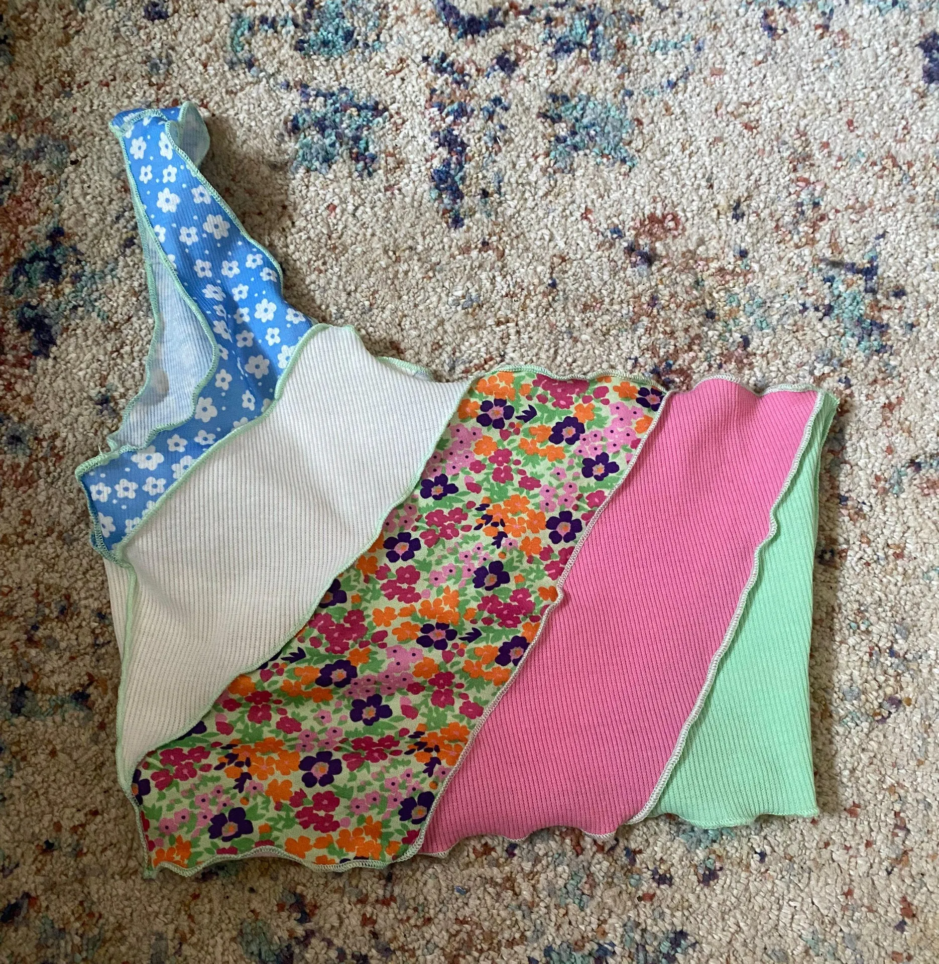 one shoulder tank top Multiple Size XS - Image 3