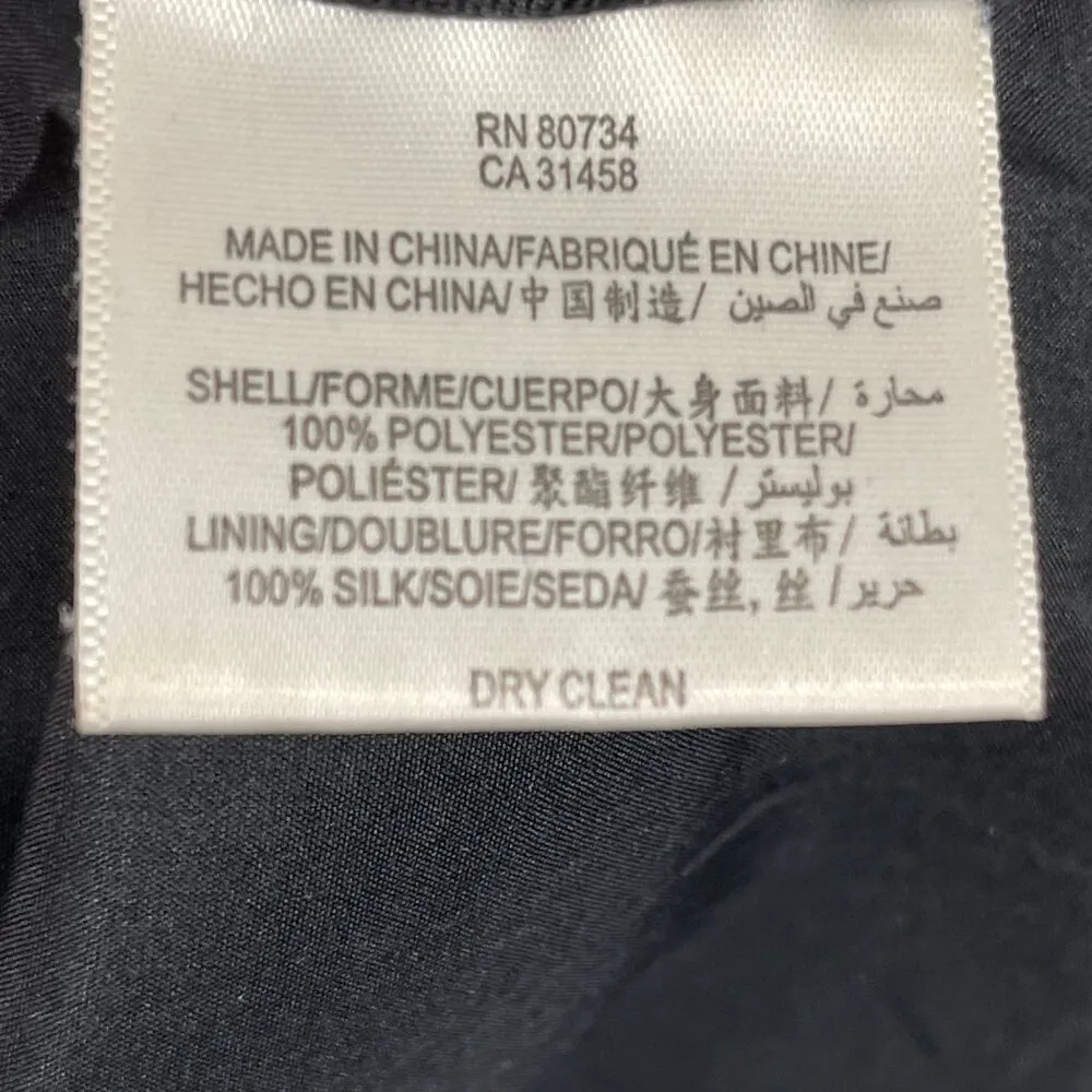 BCBG BCBGMaxazria Runway Collection Draped Open Back Backless Sheath Dress Black Size 10 - Image 10