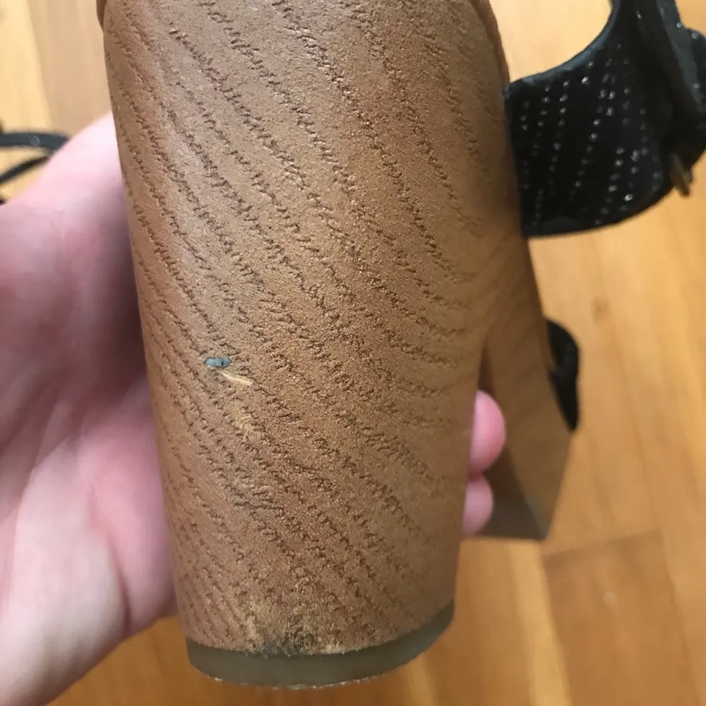 Universal Thread Block Heel Black Heels 6 - Image 6