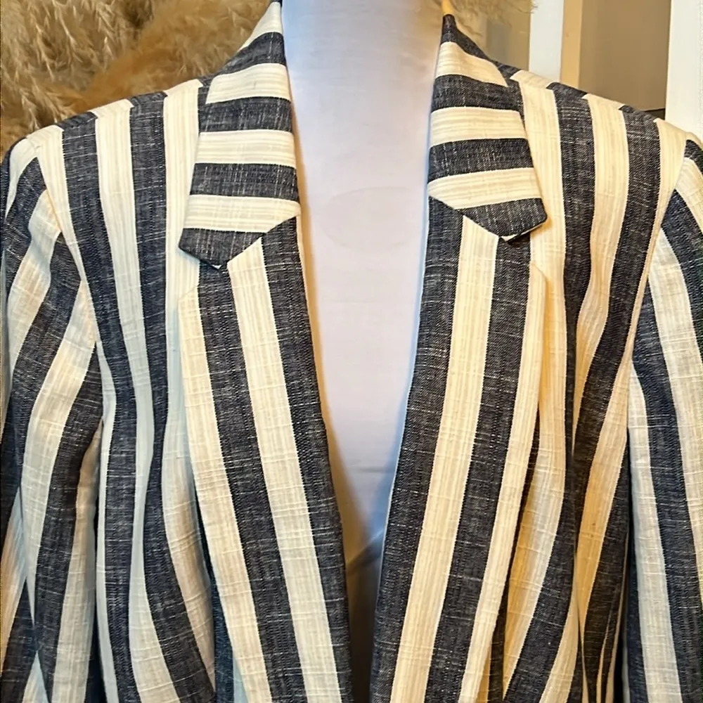 Women's 3/4-Sleeve Open-Front Blazer Created for Macy's Size 2X - Image 2