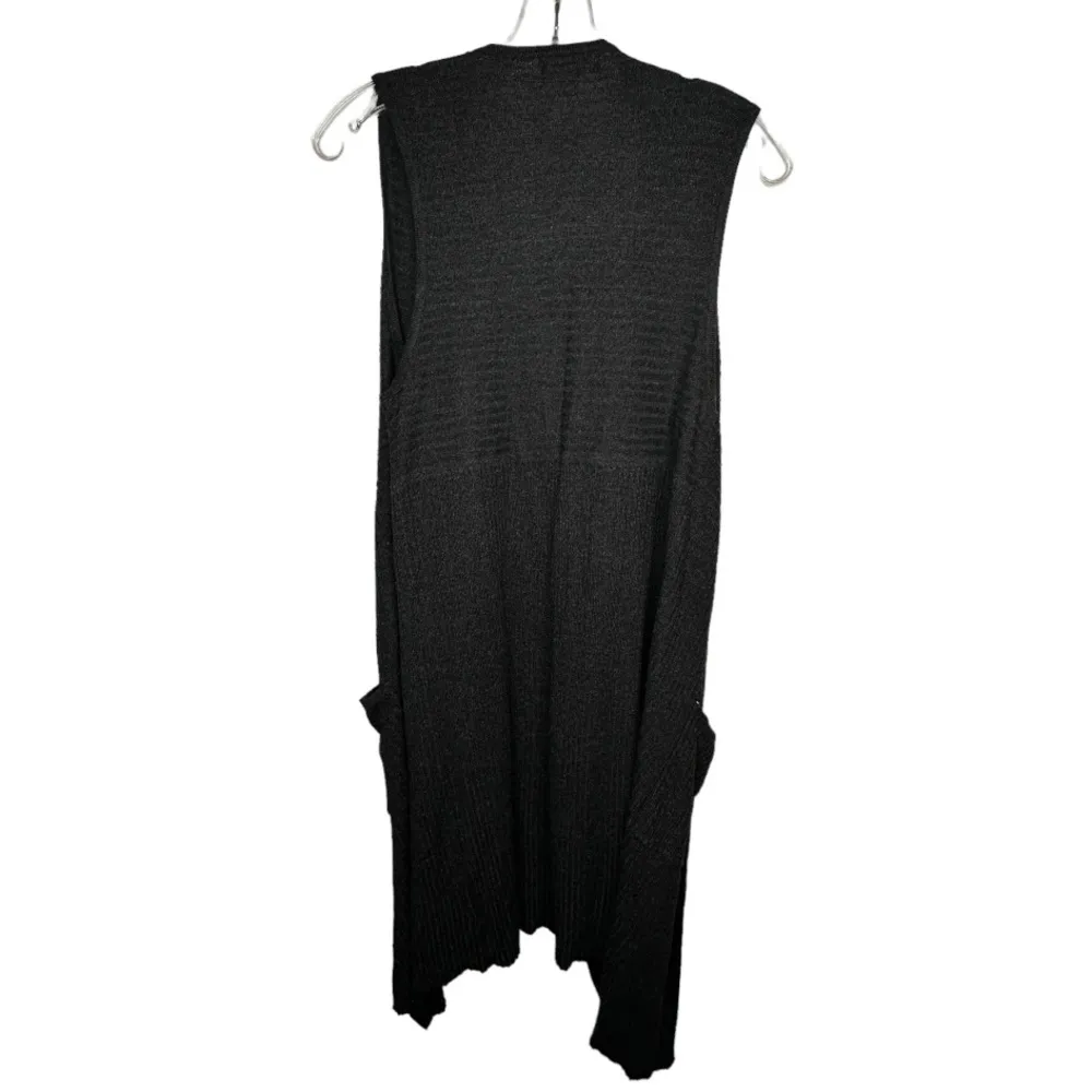 Stevie Hender Black Sweater Vest with‎ Pockets - Image 4