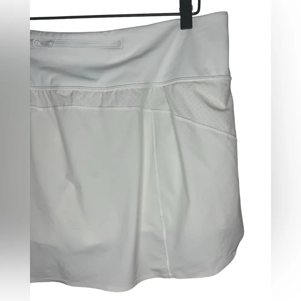 Athleta Run With It 14” Skort Size XL White - Image 9