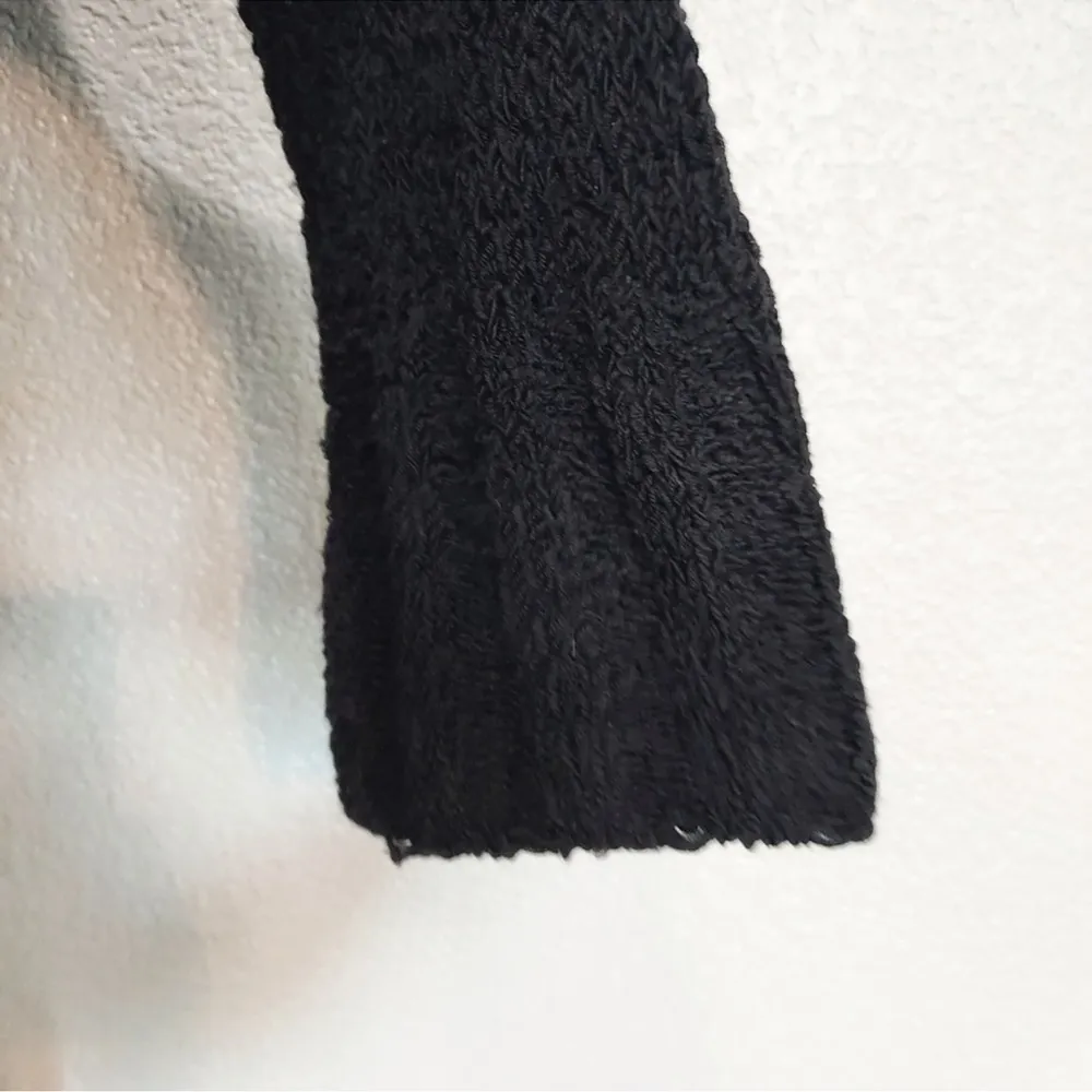 Co-operative Black Mock Turtleneck Sweater Size Medium - Image 6