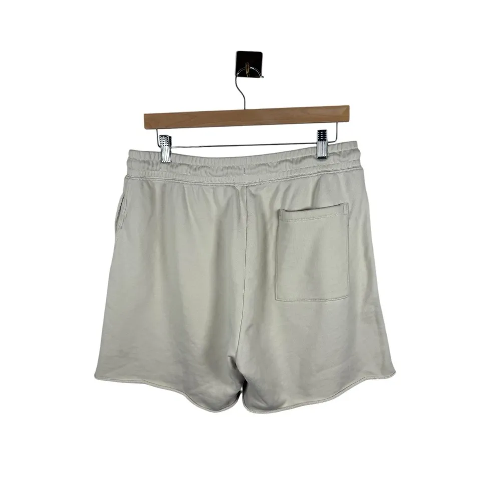 J. Crew Women’s University Terry Long Cutoff Sweat Shorts in Tan Size M - Image 8