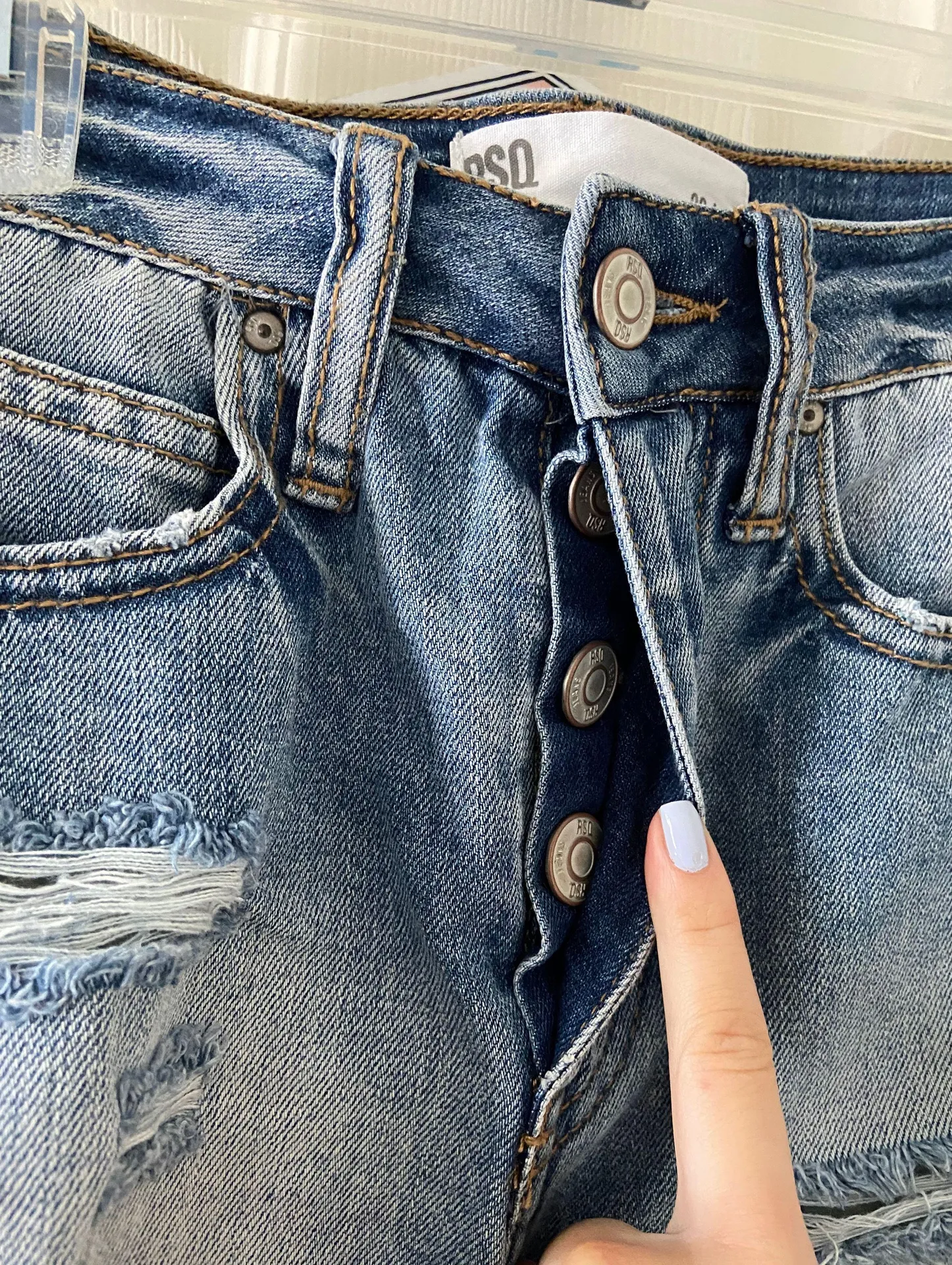 RSW High Rise Jean Shorts  - Image 3