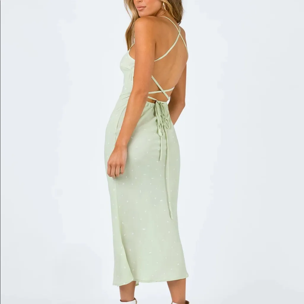 Princess Polly On cloud nine Green Midi Dress - Image 6