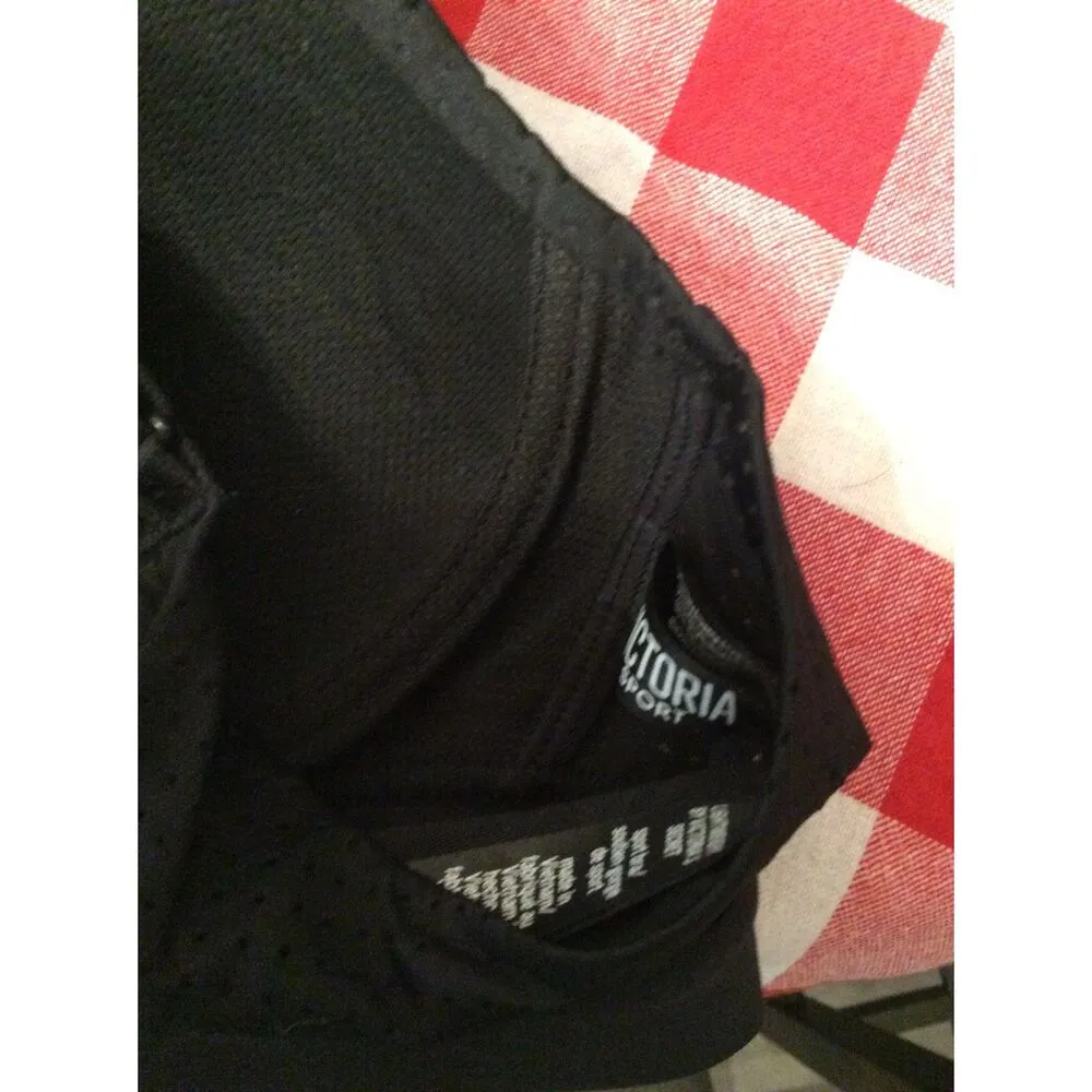 Victoria's Secret Sport Black Cross over back Sport Bra 32B - Image 3