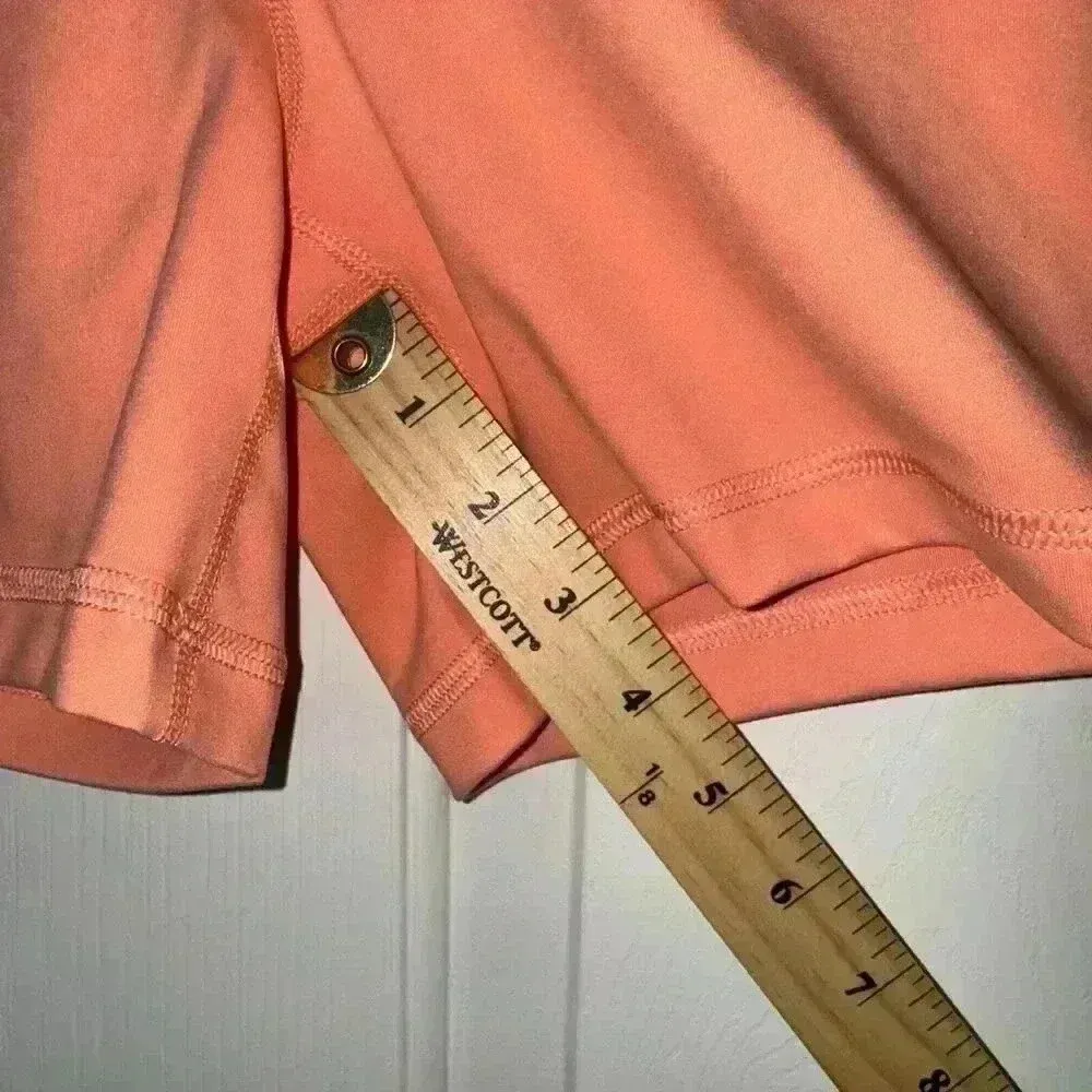 Yogalicious Lux Everyday 5” Shorts Women's Size XS Coral Pink - Image 5