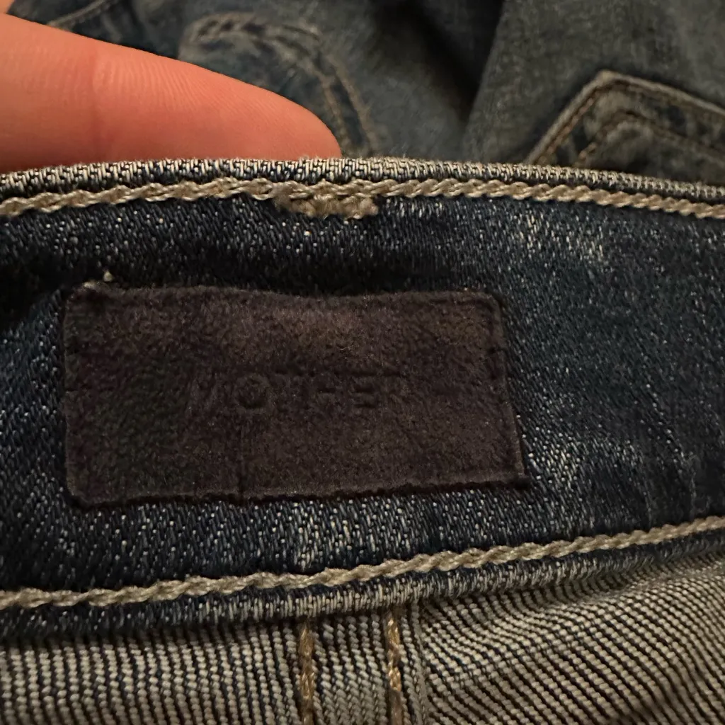 Mother Denim Swooner Snap Short Fray Medium Kitty Size 25 Jean shorts Blue - Image 7