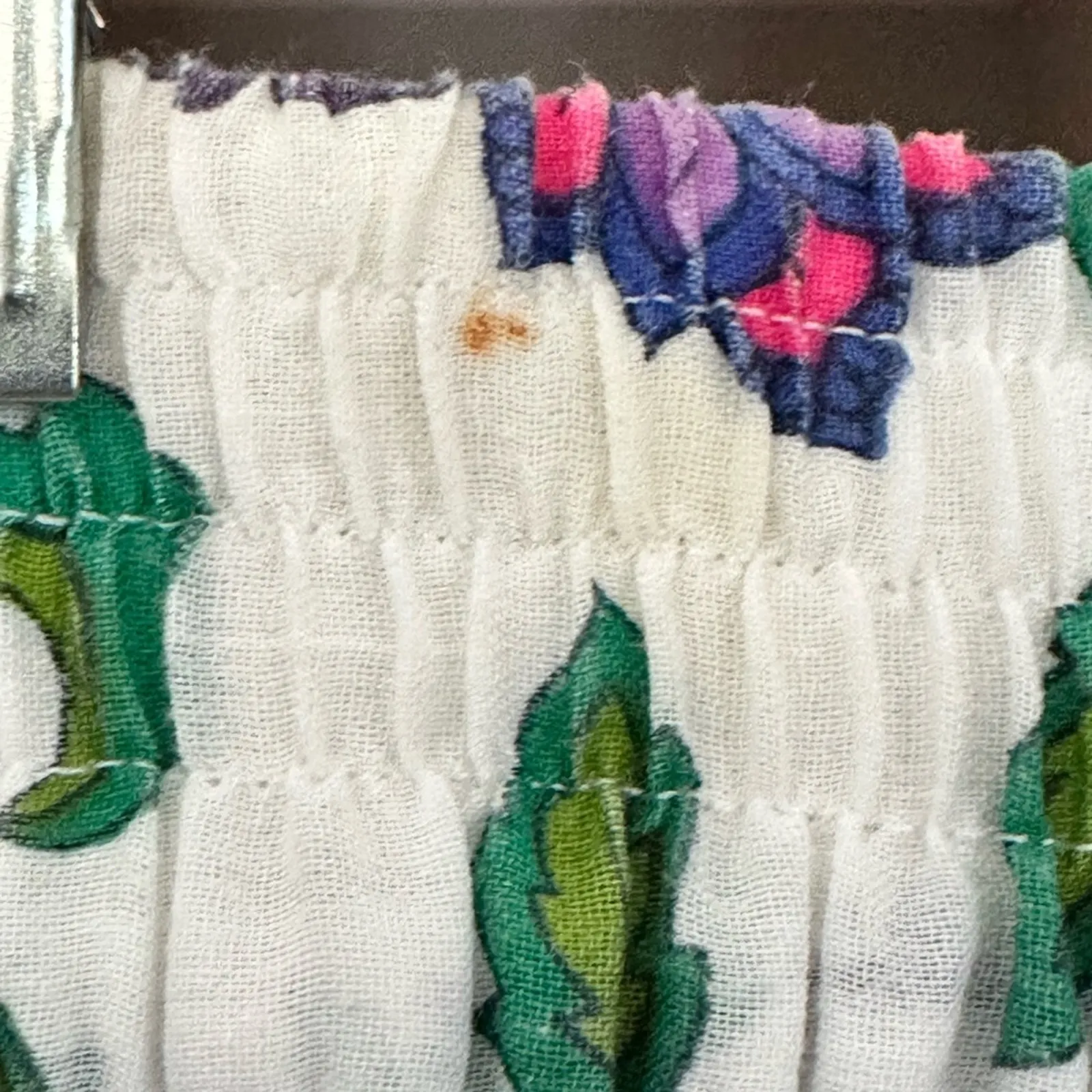 Vintage 80’s Karen Scott Floral Summer Cotton Skirt Set - Image 8