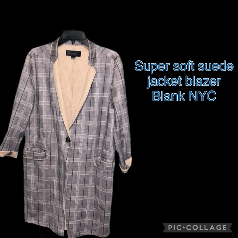 Super soft faux suede jacket blazer • Blank NYC - Image 2
