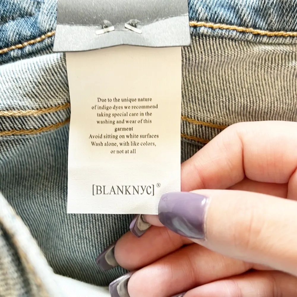 Blank NYC The Bond Mid Rise Skinny Distressed Jeans NEW - Image 12