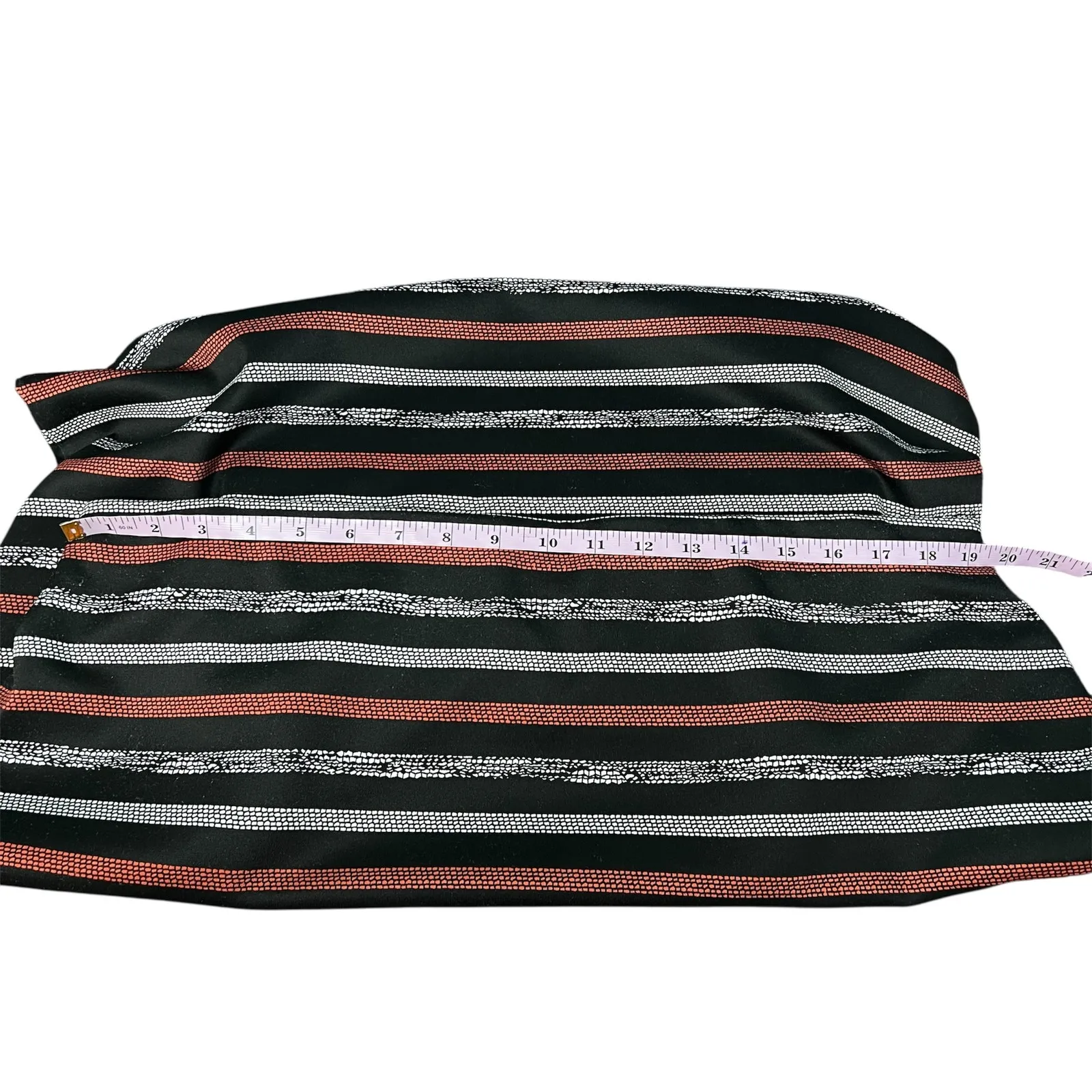 Roz & Ali Womens Striped Pull On Skirt 2X Stretch Party Evening Dark Feminine - Image 6