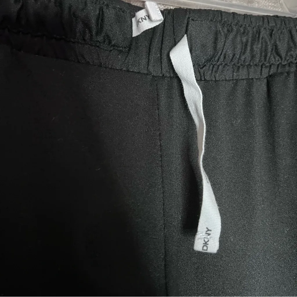 DKNY Black Soft Pajama Lounge Pants Size Medium - Image 6