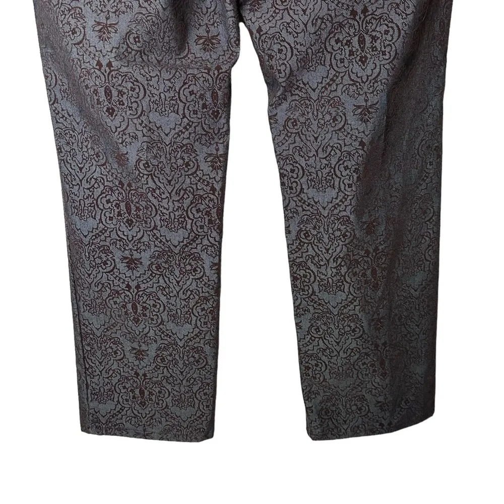 Vintage St. Johns Bay High Rise Paisley Floral Mom Jeans Size 12 Made in Bahrain - Image 8