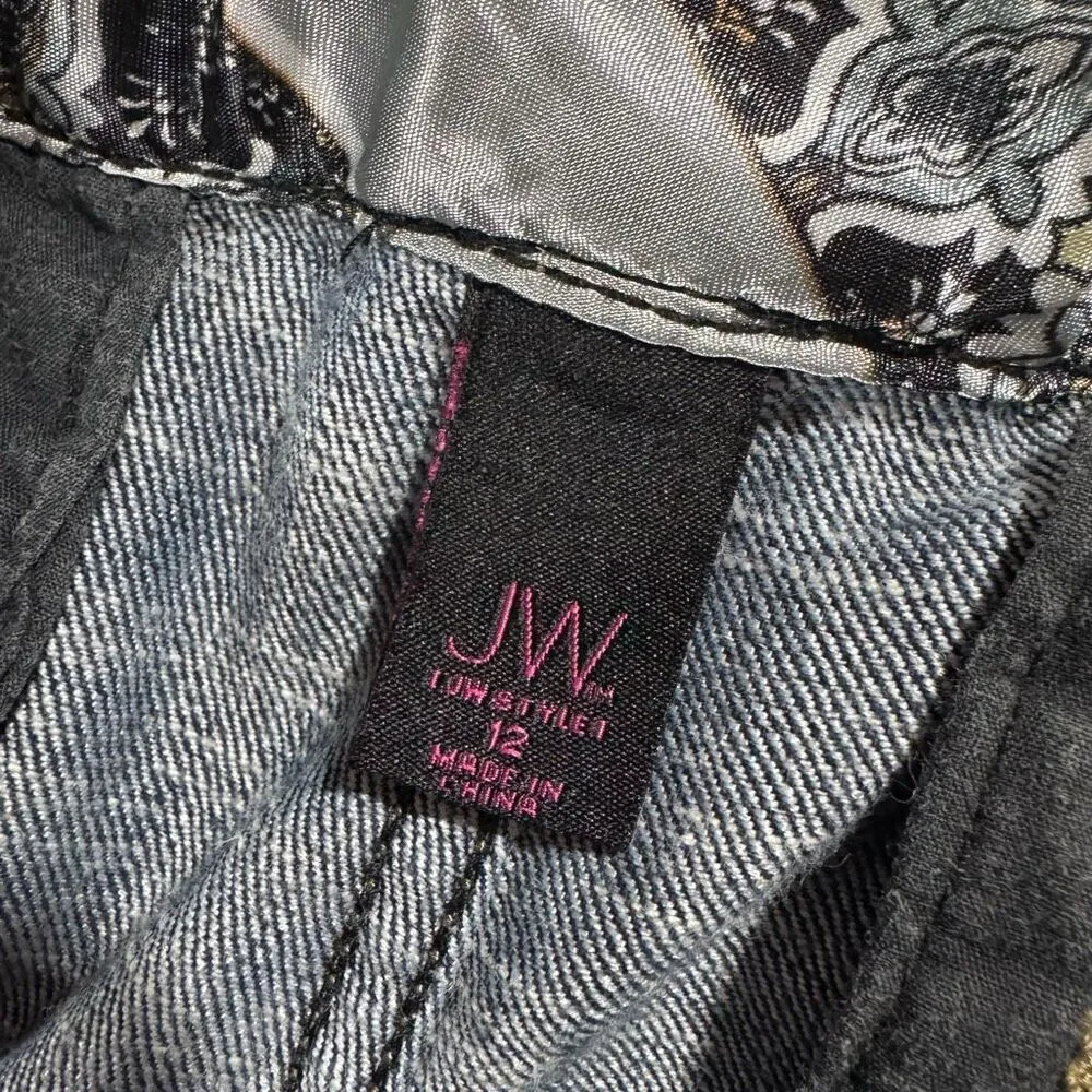 JW Style Size 12 Denim Jeans Bootcut Blue - Image 7