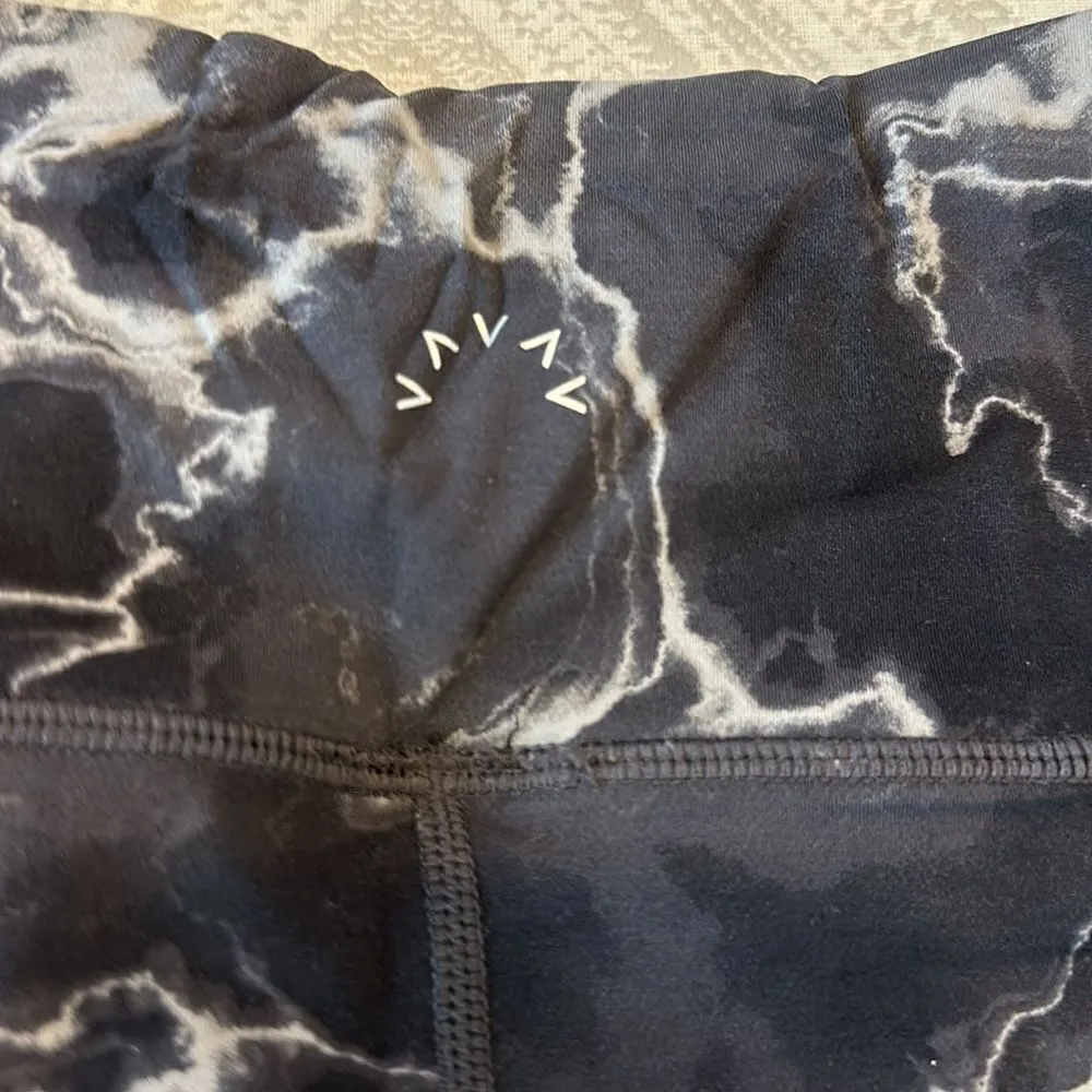 Varley Women’s Grey Marble Print Leggings - Image 6