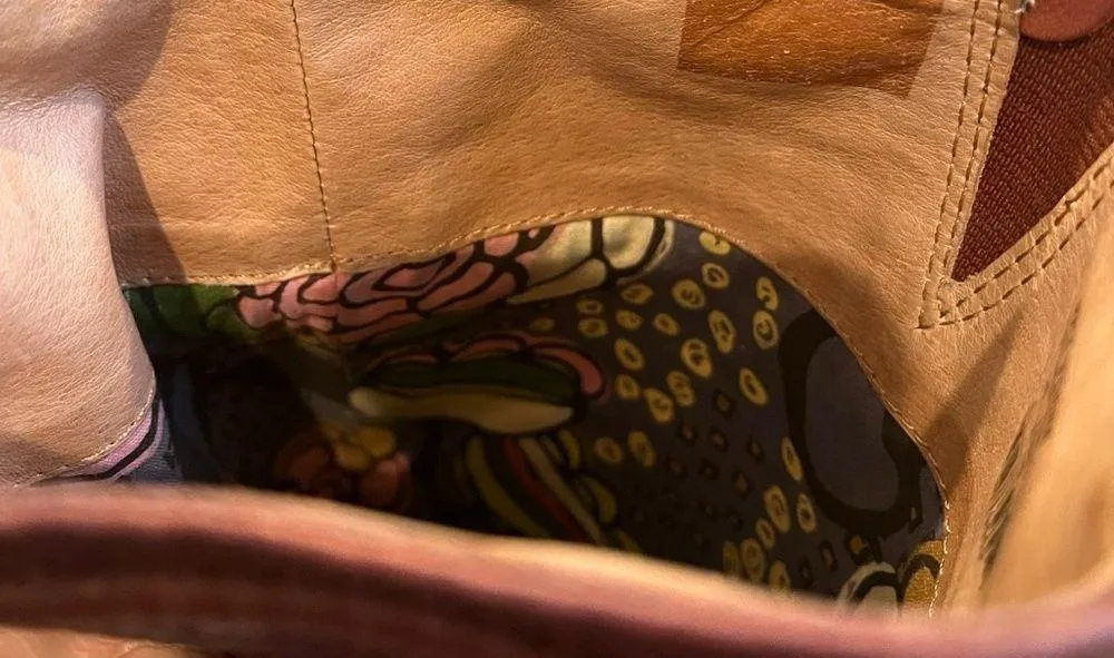 Fossil Felicia Genuine Leather Woven Braided Tall Riding Boots, Sz 6 - Image 15