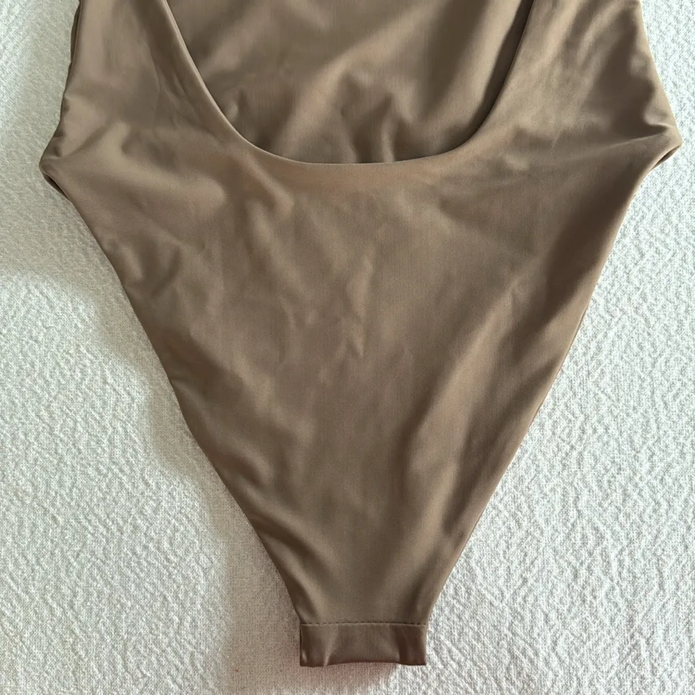 JADE Halo One Piece, Nude Matte, Size Small, $220 Tan - Image 8