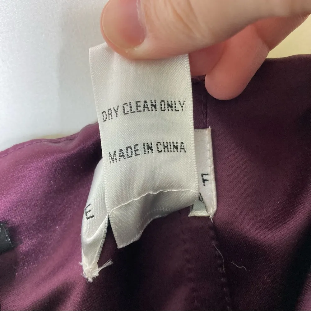 Bill Levkoff | VINTAGE Plum Purple Strapless Bridesmaids Formal Dress - Image 7