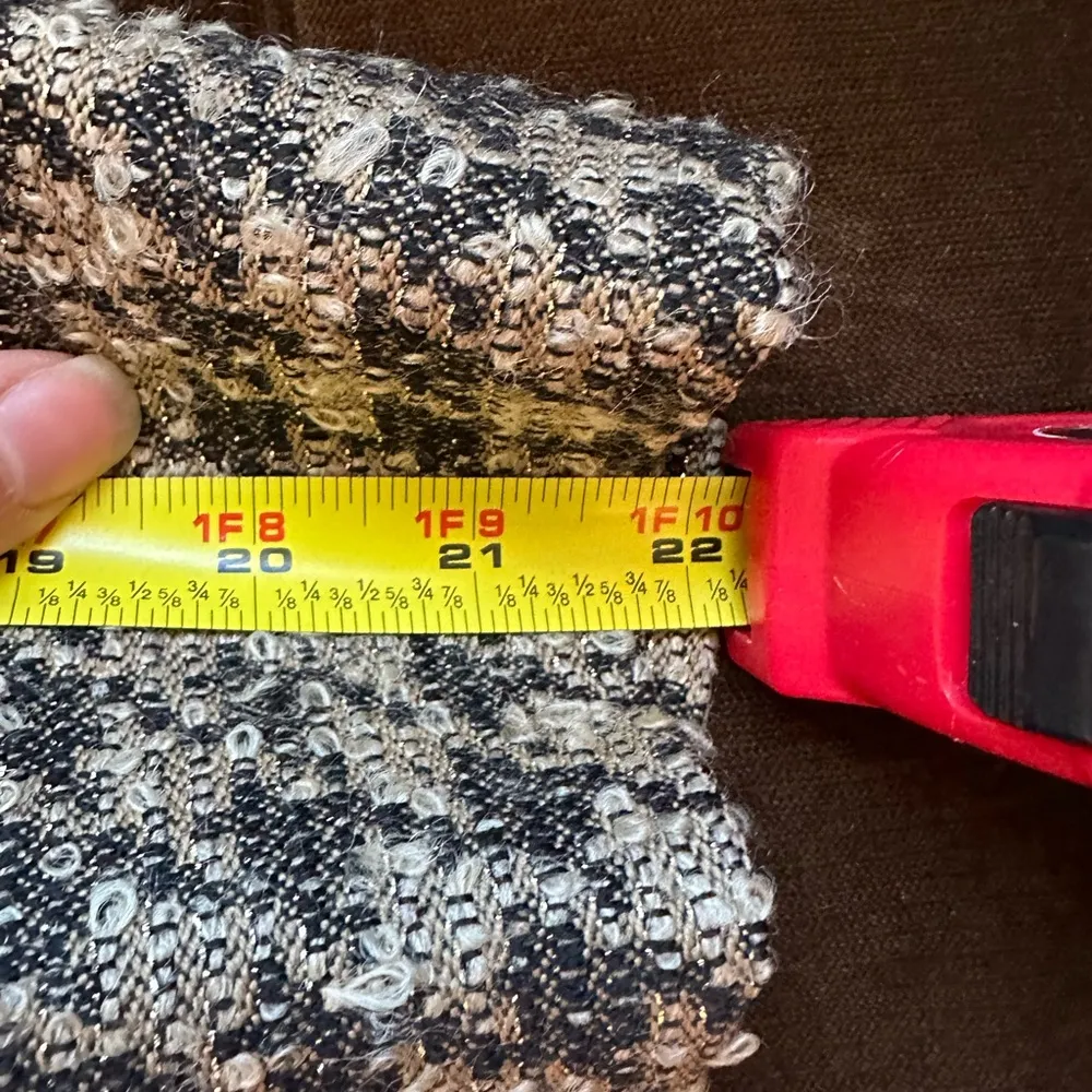 Liz Claiborne Beautiful Black & Tint Of Bronze Brown Wool Blazer 2  Butt… - Image 13