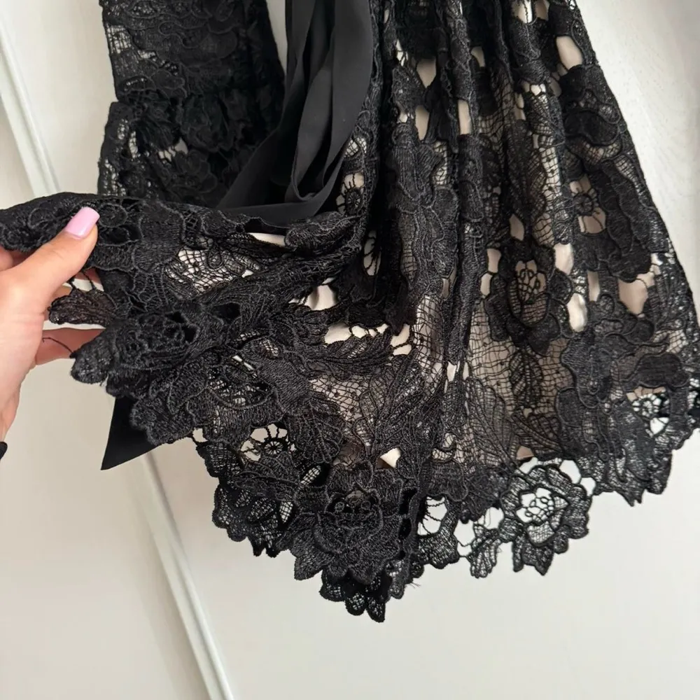 Black Akira lace romper size medium - Image 3