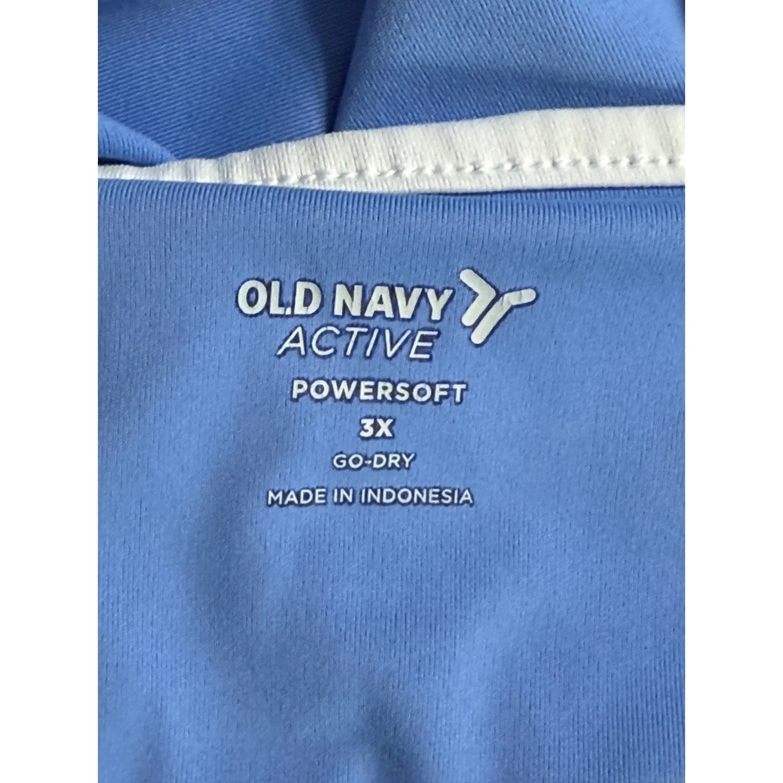 Old Navy  Active PowerSoft Blue Cutout Athletic Dress Tunic 3X Go Dry Pickleball - Image 4
