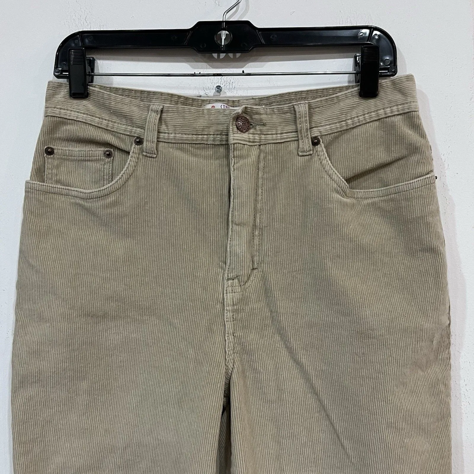 Vintage Women’s Bill Blass Jeanswear Tan Corduroy Pants Size 8 High Rise - Image 2