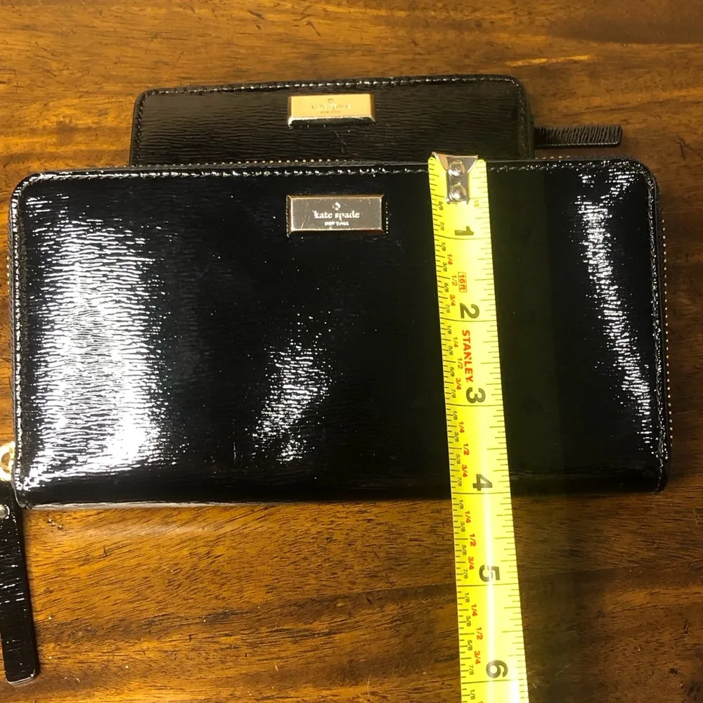 Electric Black Bixby Place Dome Shaped Satchel and Two Wallets - Image 10