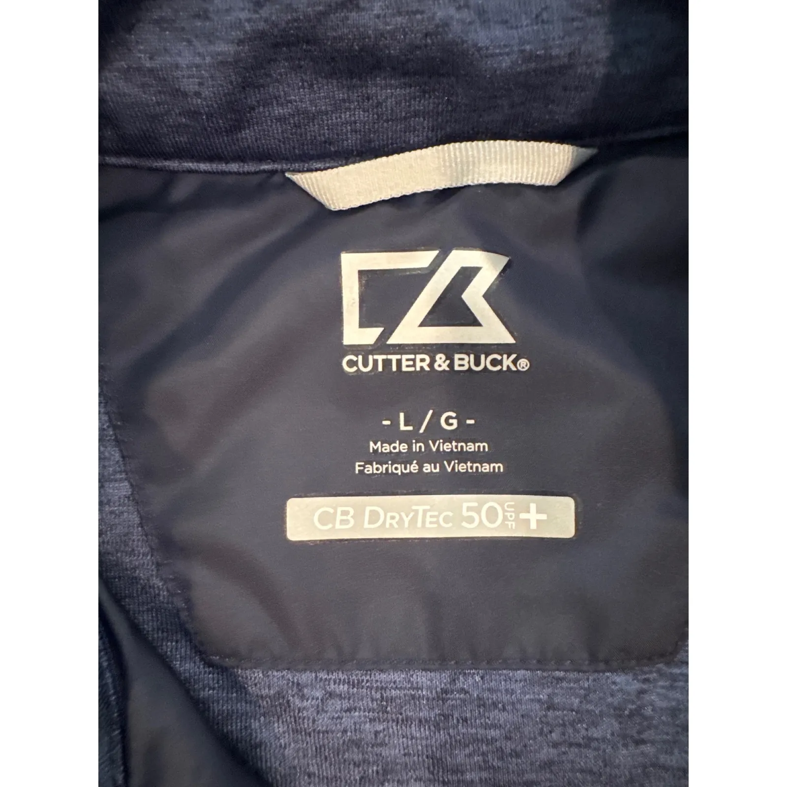 Cutter & Buck‎ Milwaukee Brewers Full Zip Jacket L Women's VB drytec spf50 - Image 5