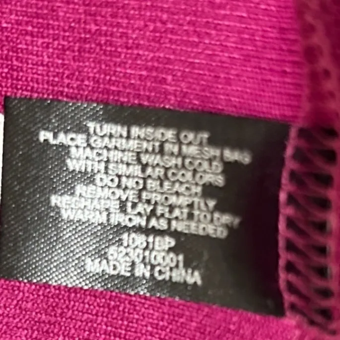 Boston Proper Sleeveless Collared Midi Shirt Dress M Magenta Gold Button Belted - Image 7