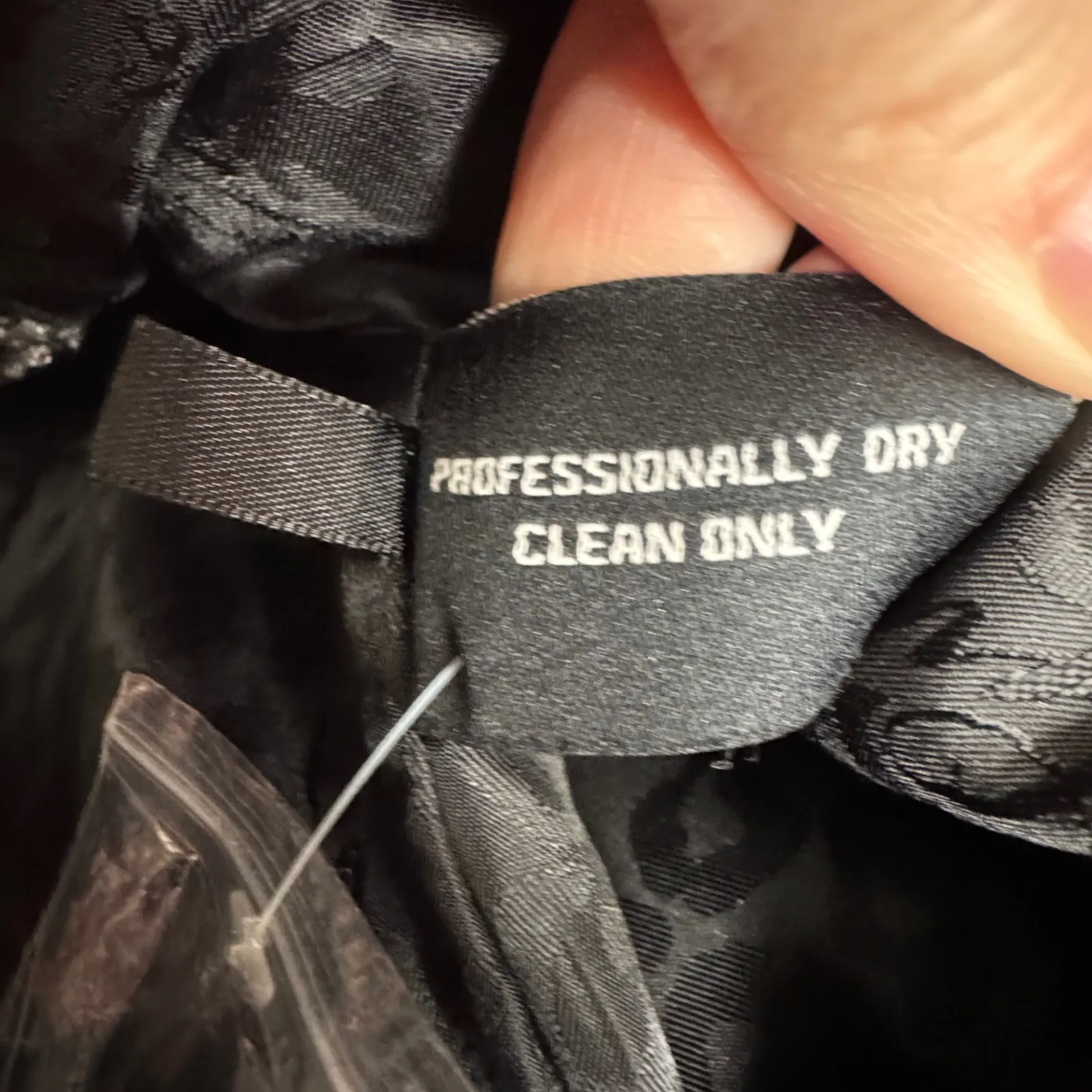 GUESS Los Angeles Womens Tweed Jacket Black White Fringe XL Academia 90s Classic - Image 9