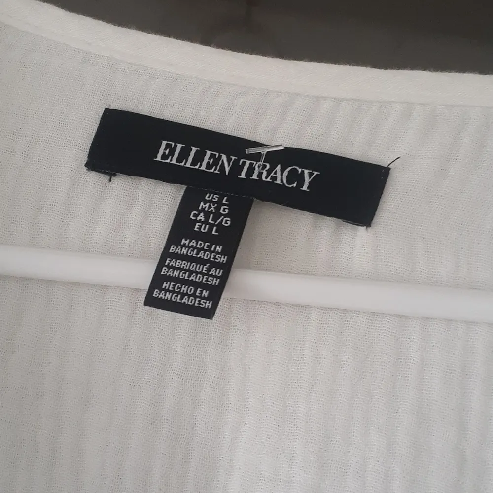 Ellen Tracy Cotton Gauze Cardigan SIZE L - Image 4
