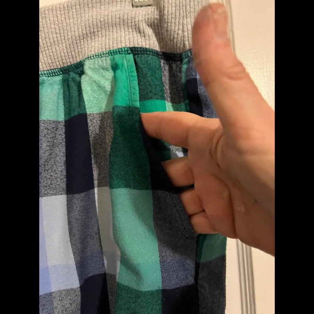 Aerie Plaid Flannel Jogger Pants - Medium Long - Image 5