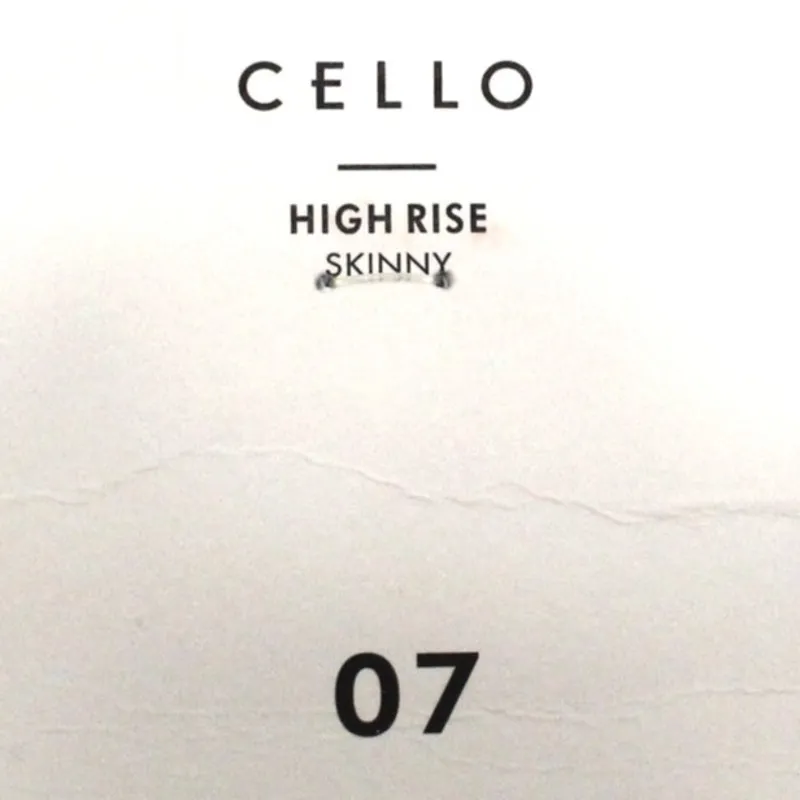 Cello Sharon High Rise Distressed Ankle Skinny Fit Jean Size 7 NWT - Image 8