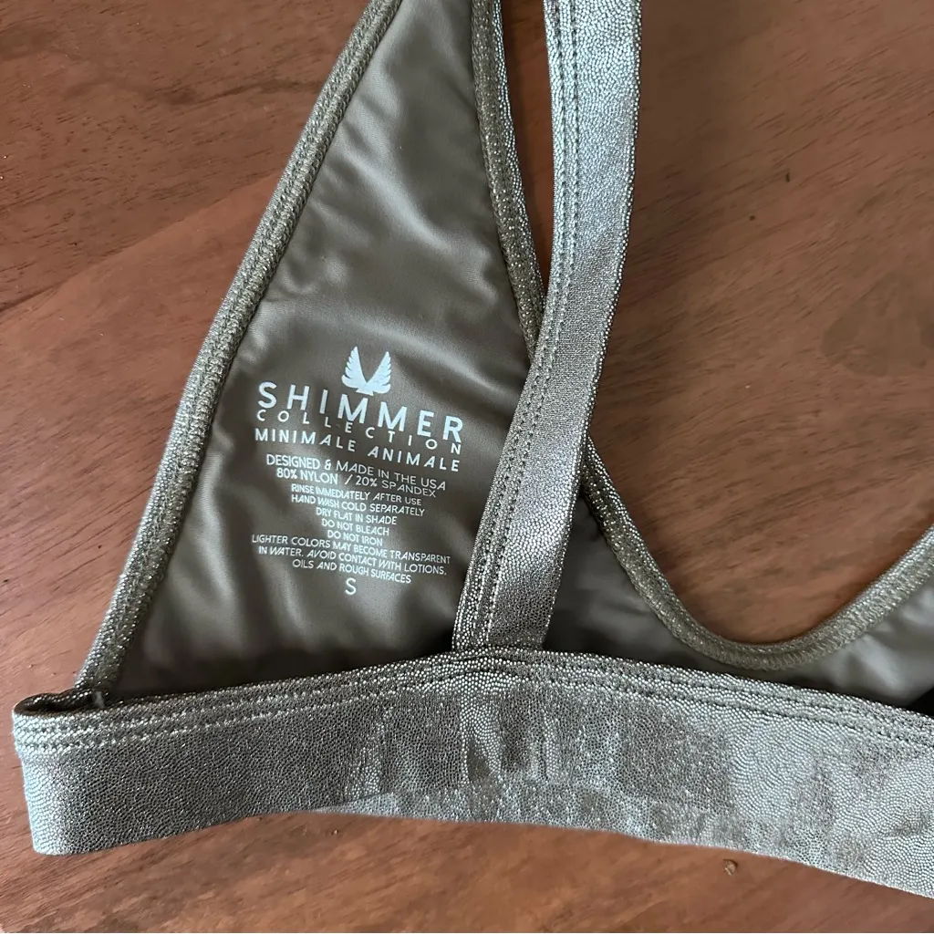 Minimale Animale  Shimmer Bikini top ~ size small‎ - Image 6