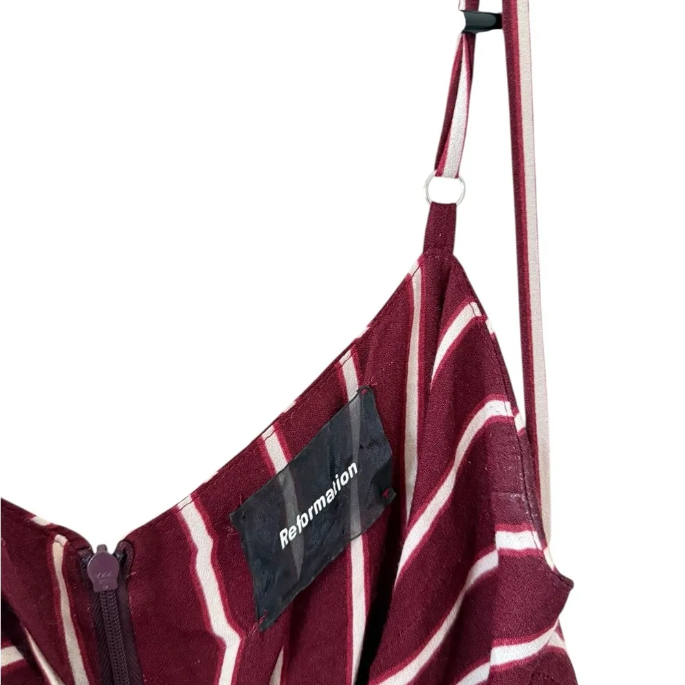 Reformation Guatemala Striped Jumpsuit - Image 5