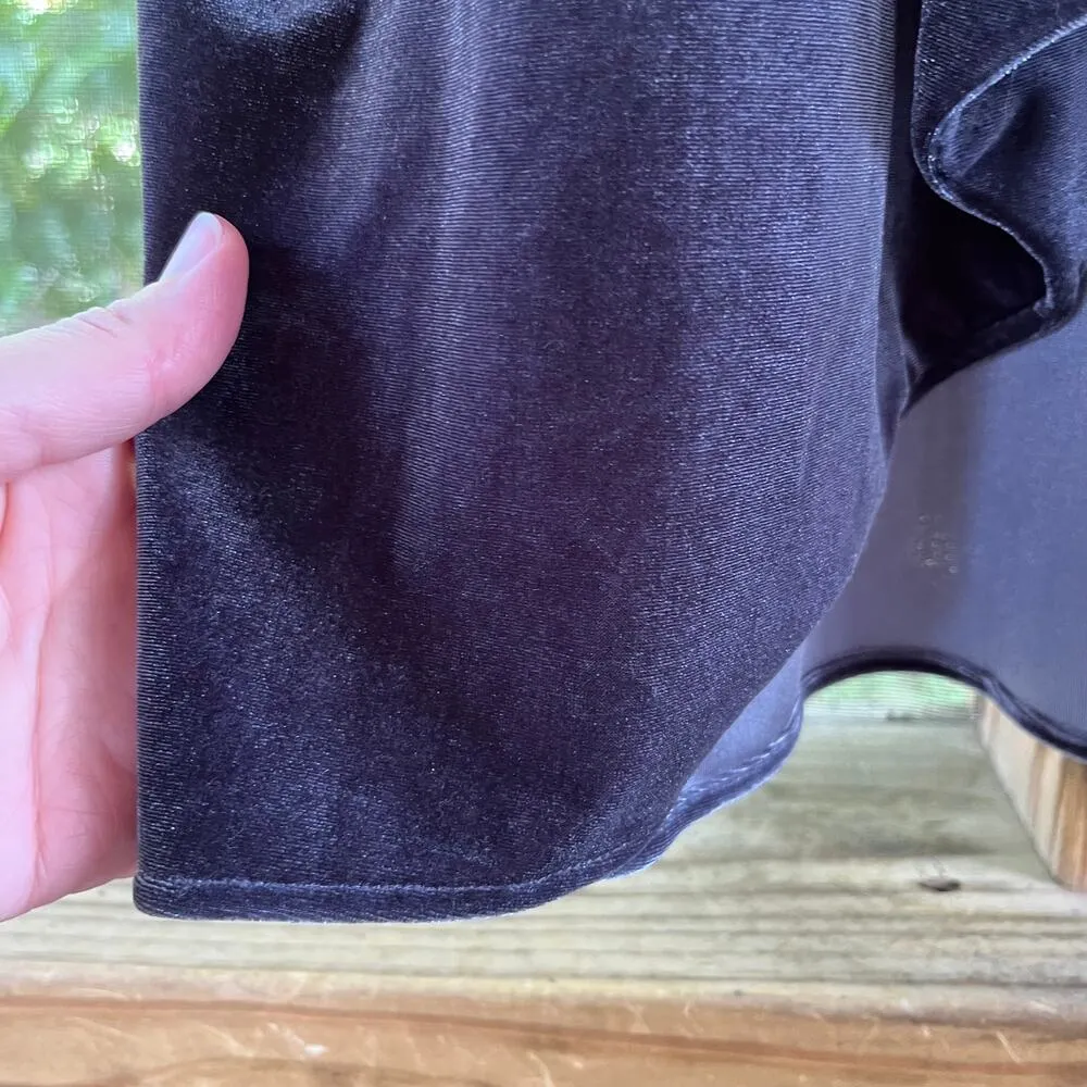 Urban Outfitters Pins And Needles Grey Velvet Cardigan Topper Size S. - Image 4