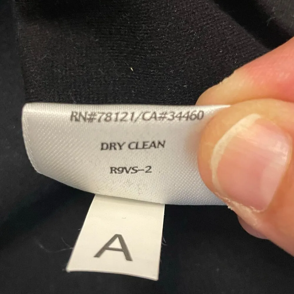 Eileen Fisher Short Pencil Skirt Elastic Waist Pull On Black Women's Size S - Image 13