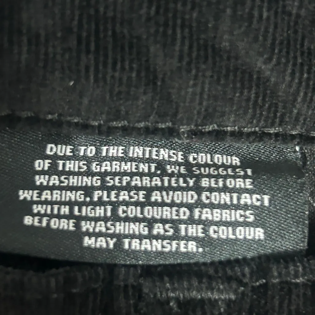 Buffalo David Bitton Black Corduroy Skinny Pants Women’s Size 6/28..(A276) - Image 12