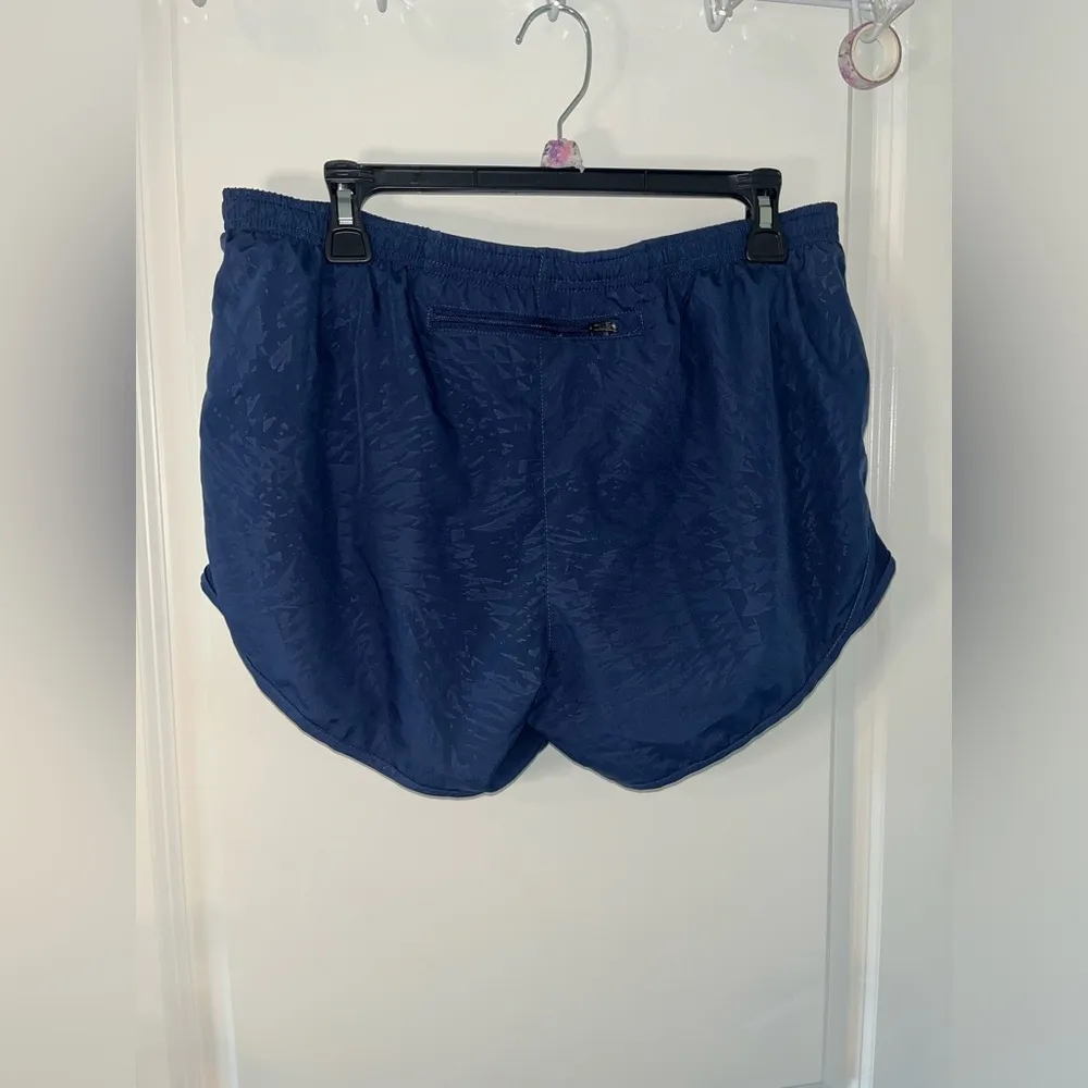 Nike Dri-FIT Dark Navy Blue Artic Print Running Active Wear Shorts Sz Large - Image 6