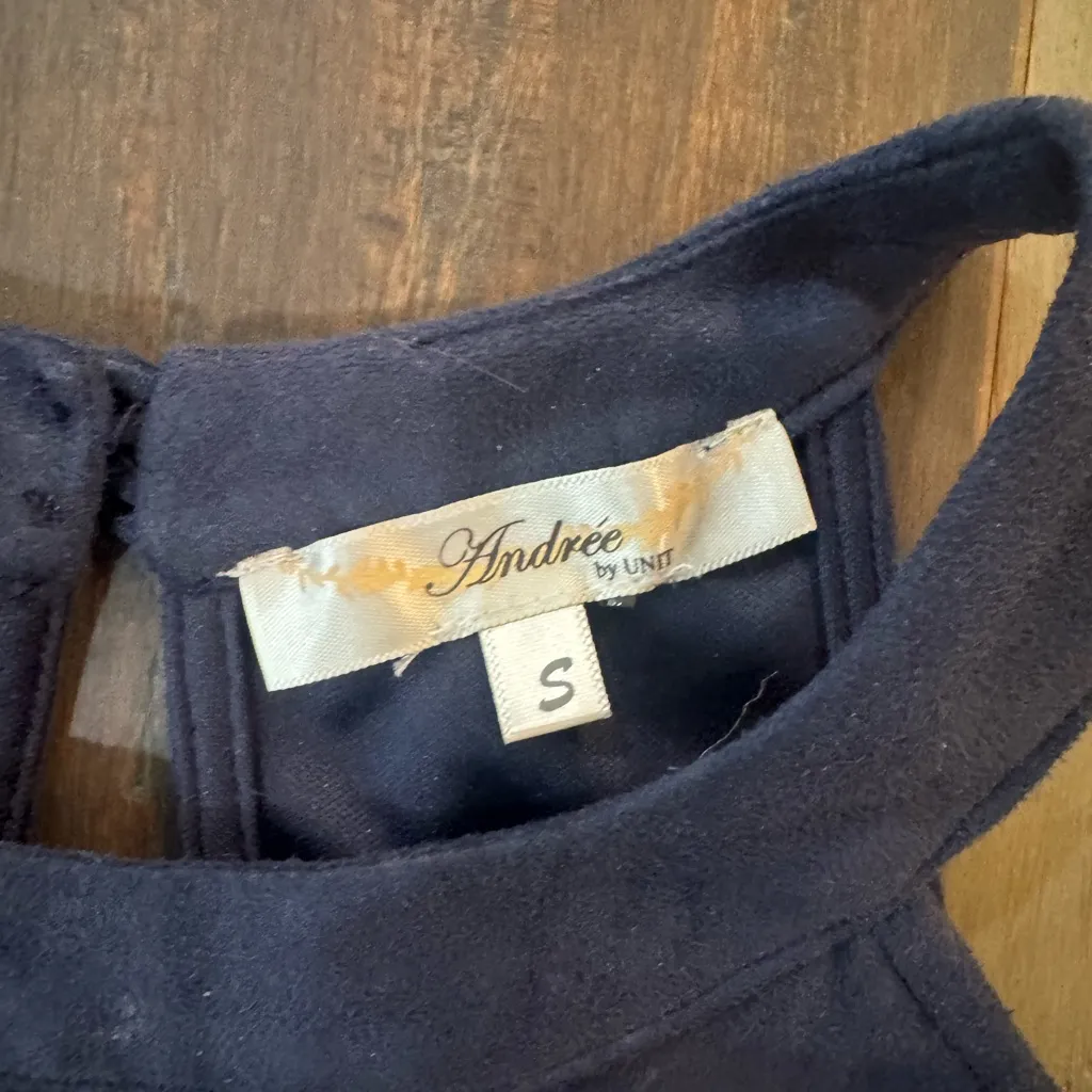 ANDREE BY UNIT Navy  Dress - Image 4